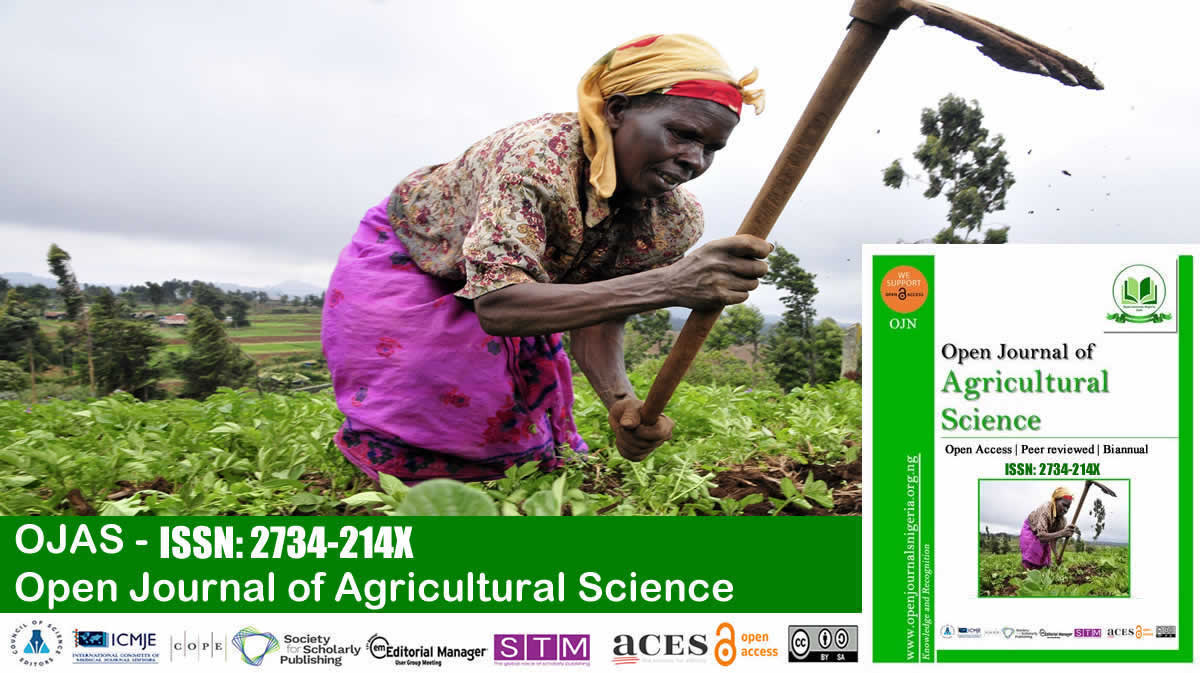 Open Journal of Agricultural Science <br> (ISSN: 2734-214X)
