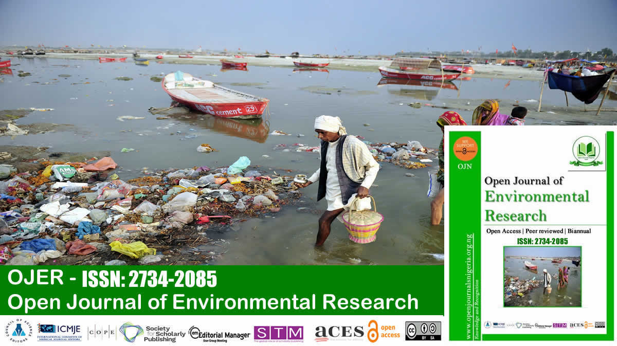 Open Journal of Environmental Research <br> (ISSN: 2734-2085)