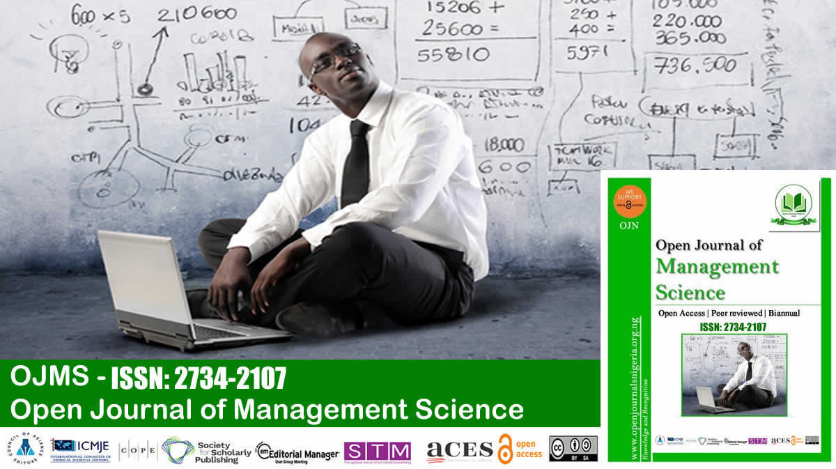 Open Journal of Management Science <br> (ISSN: 2734-2107)