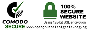 Open Journals Nigeria a Secured Safe Website