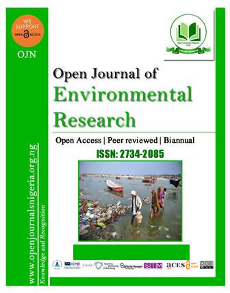 OJER - Open Journal of Environmental Research