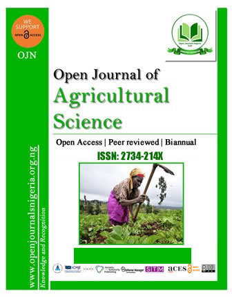 Open Journal of Agricultural Science (ISSN: 2734-214X)