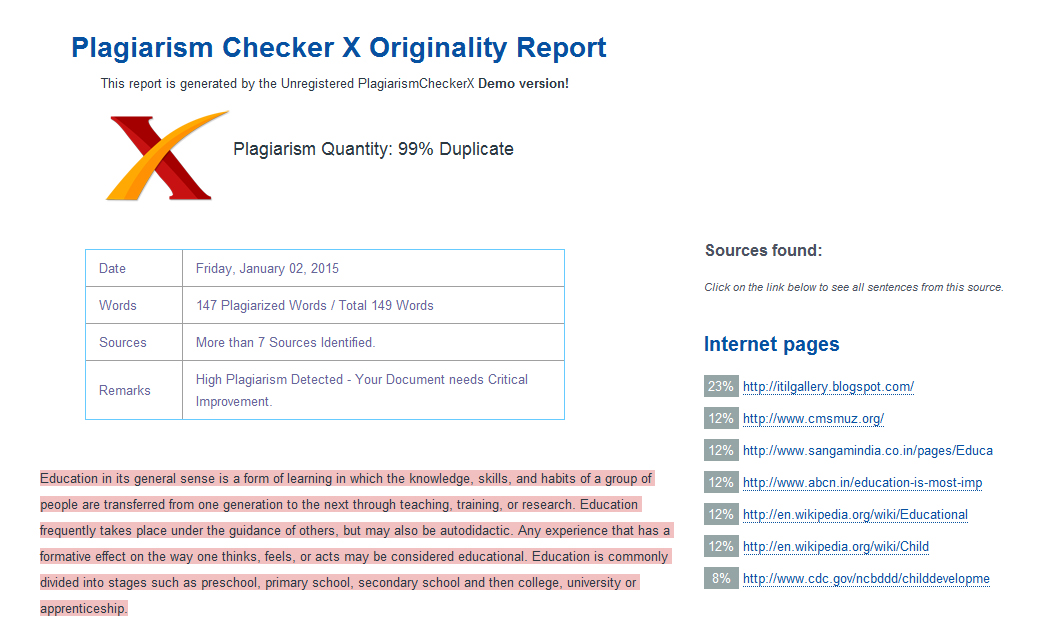 OJN Plagiarism Policy